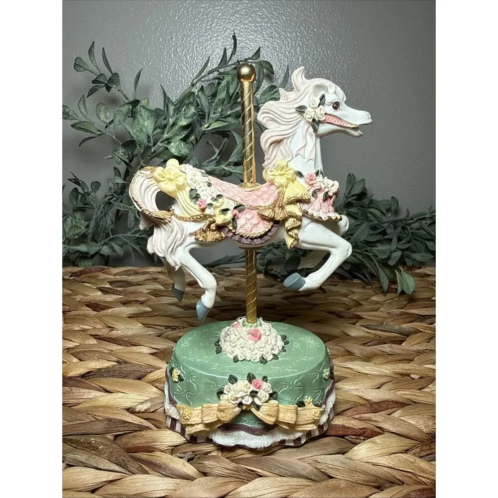 Heritage House Carousel Horse Figurine As Time Goes By Country Fair Decor Vtg